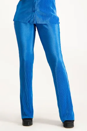 Plisse Slim Fit Pants