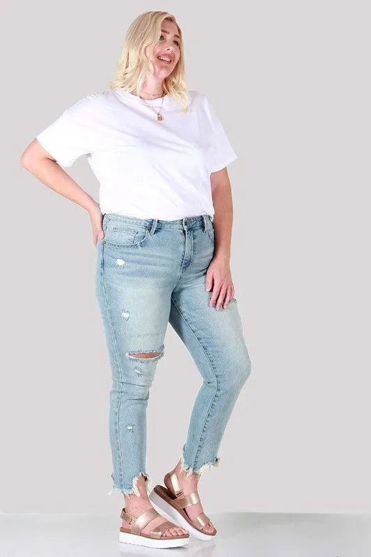 PLUS SIZE RELAXED SKINNY
