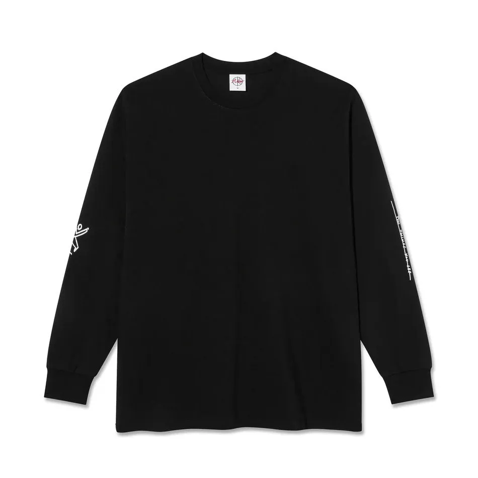 Polar 'Sad At Times' Long Sleeve T-Shirt (Black)