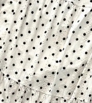Poppy - White Black Dots