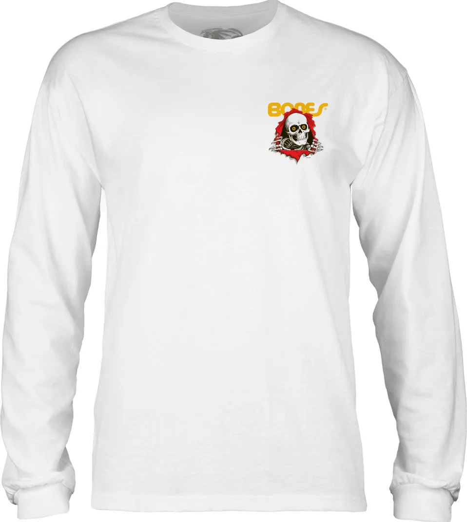 Powell Peralta Ripper Long Sleeve White