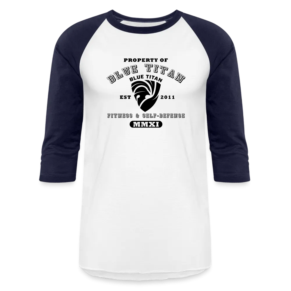 Property of Blue Titan Baseball Tee