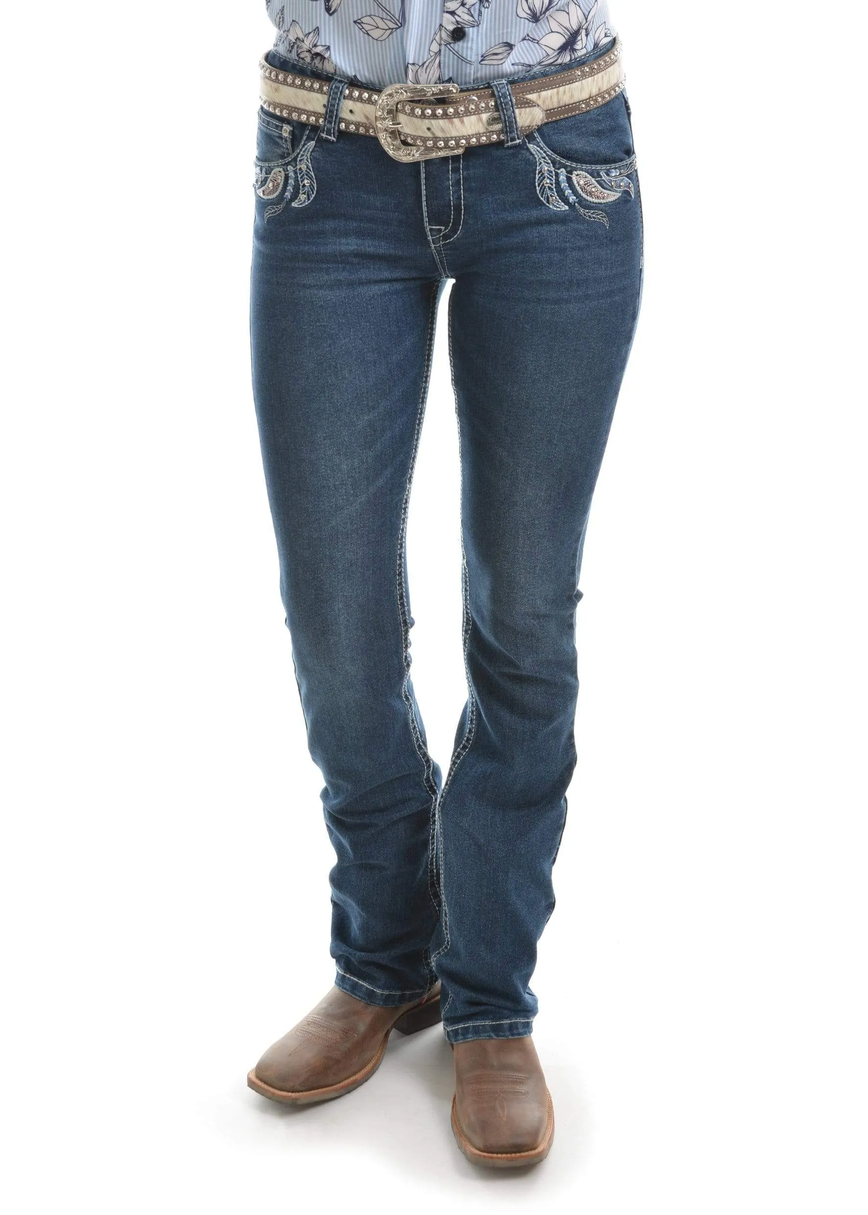 Pure Western Jeans Womens Elora Bootcut 34in Leg (PCP2208242)
