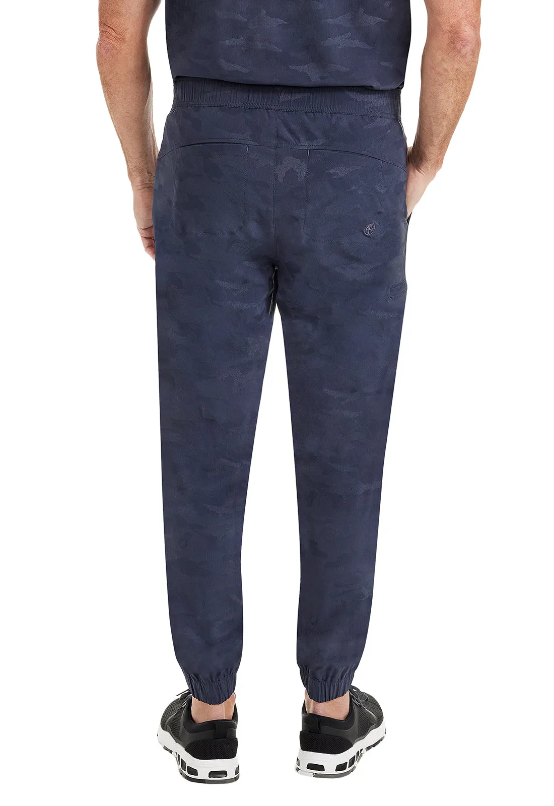 Purple Label Jacquard Drew Jogger Mens Camo Pants Pewter