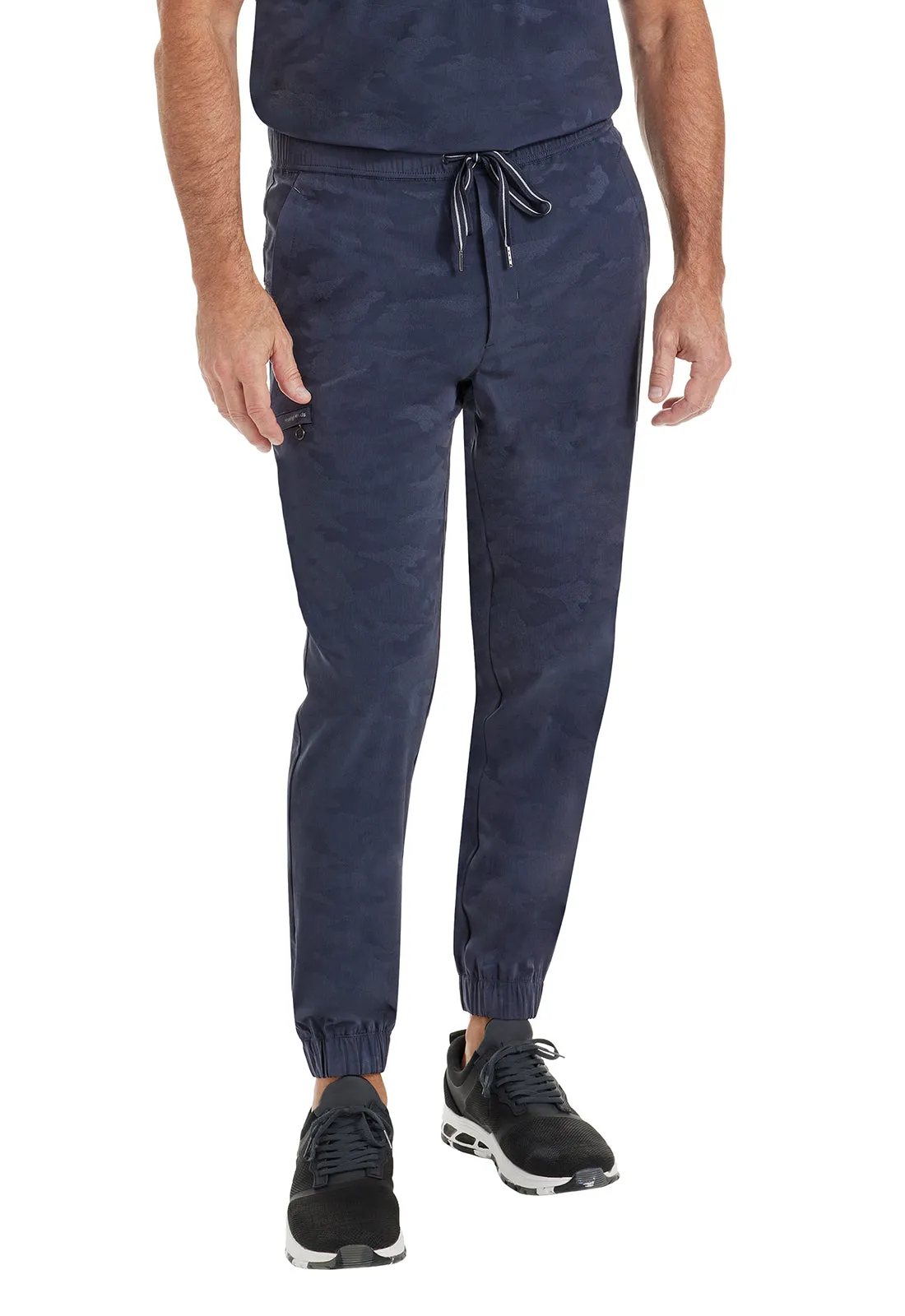 Purple Label Jacquard Drew Jogger Mens Camo Pants Pewter