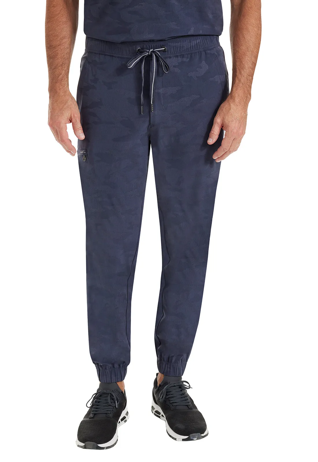 Purple Label Jacquard Drew Jogger Mens Camo Pants Pewter