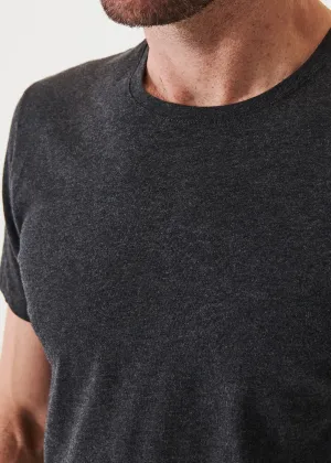 PYA Crew Neck T-Shirt | Charcoal