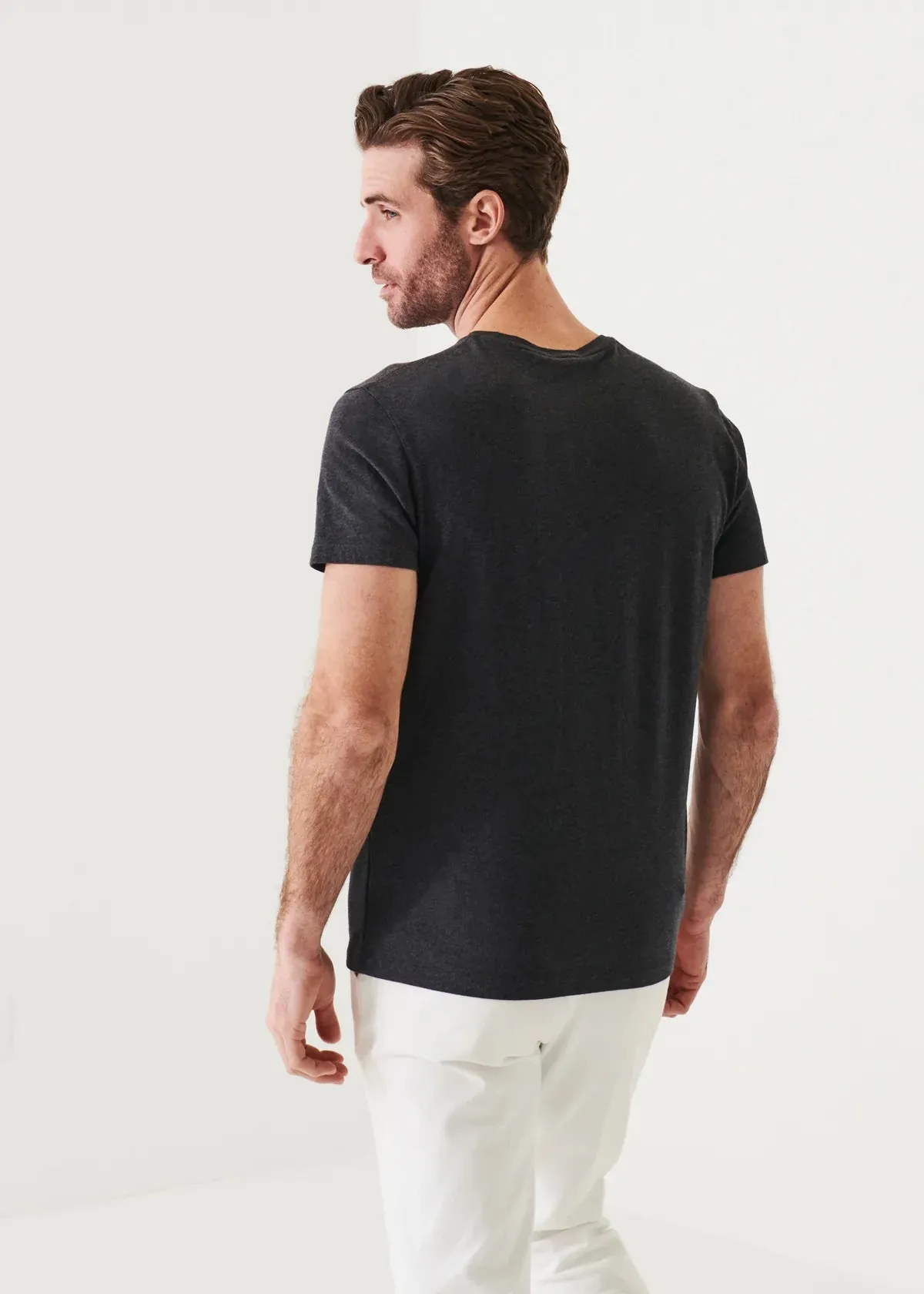 PYA Crew Neck T-Shirt | Charcoal