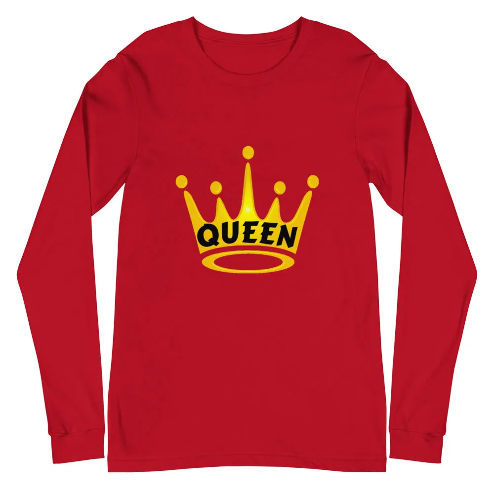 Queen Unisex Long Sleeve Tee