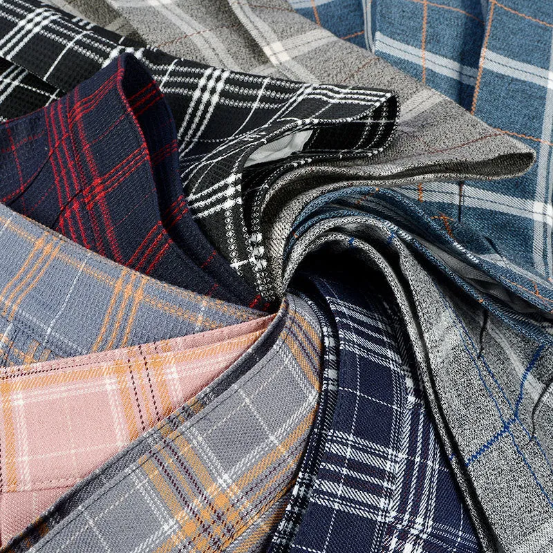 "9 COLORS PLAID" PLEATED SKIRT  K112205