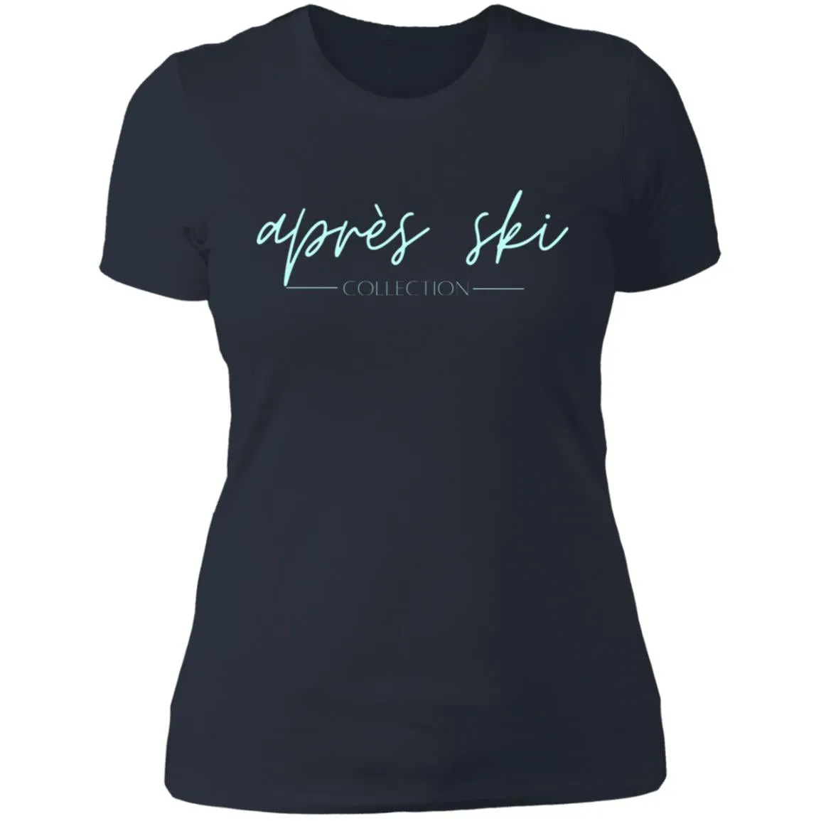 "Apres Ski- AQUA" Ladies' Boyfriend T-Shirt