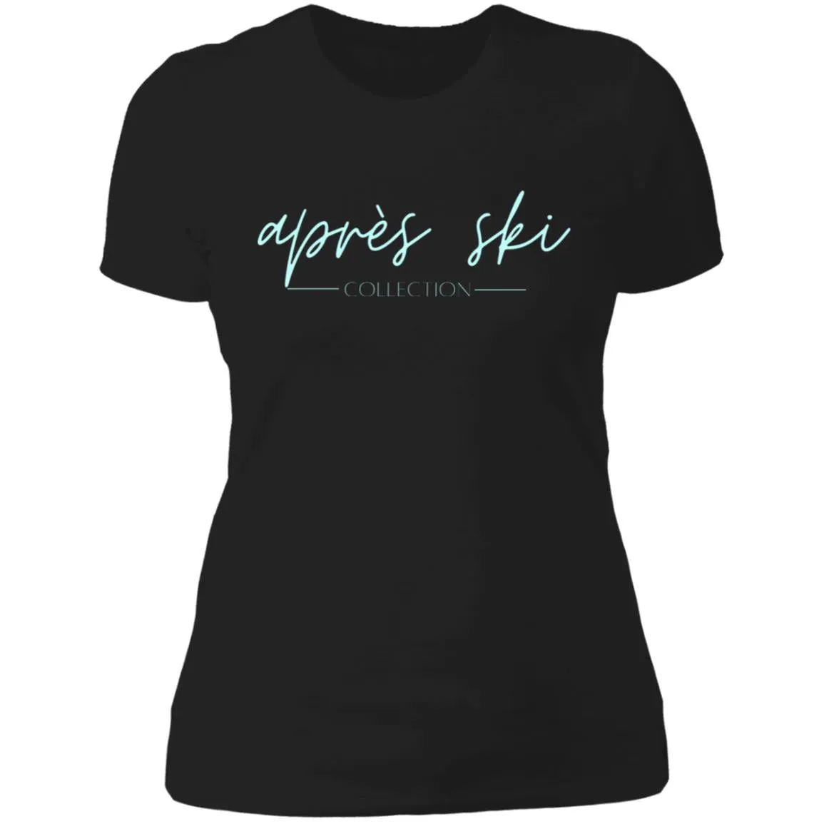 "Apres Ski- AQUA" Ladies' Boyfriend T-Shirt