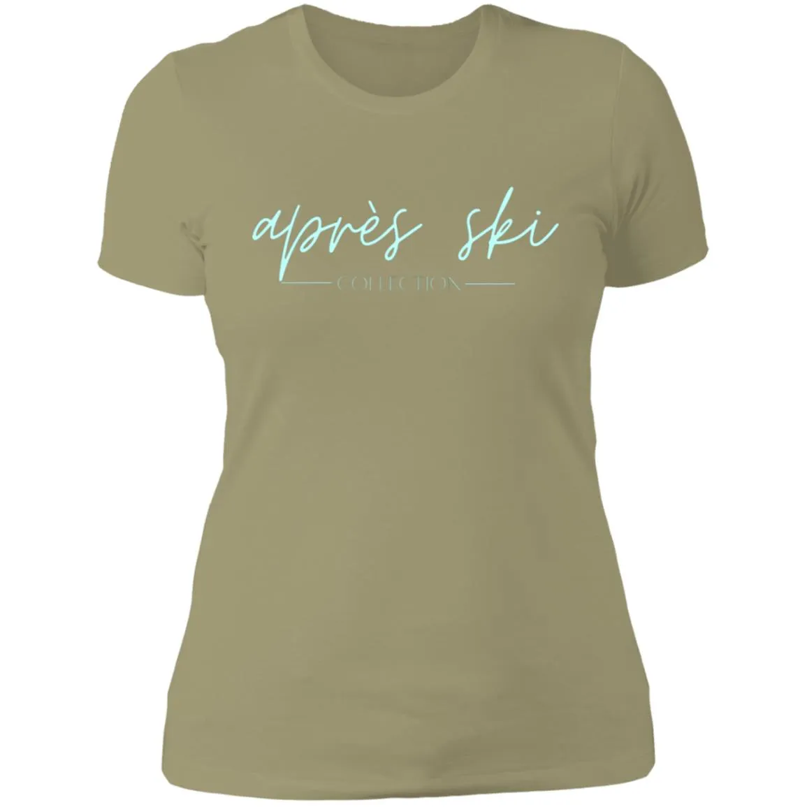 "Apres Ski- AQUA" Ladies' Boyfriend T-Shirt