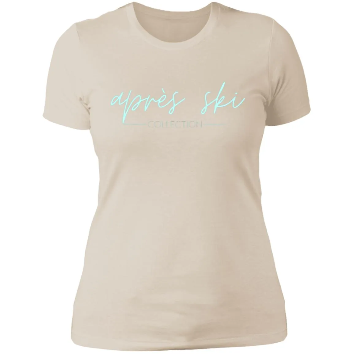 "Apres Ski- AQUA" Ladies' Boyfriend T-Shirt