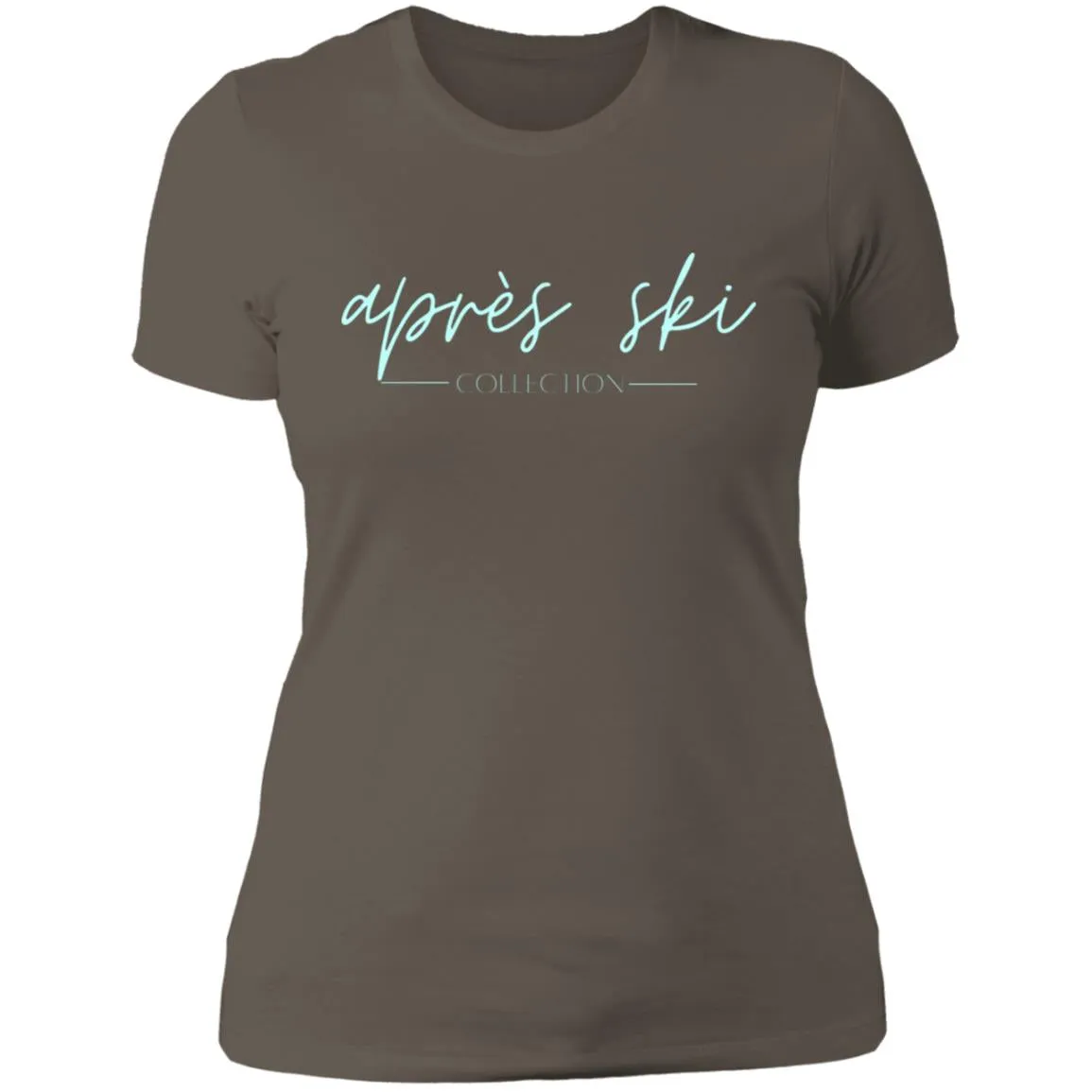 "Apres Ski- AQUA" Ladies' Boyfriend T-Shirt