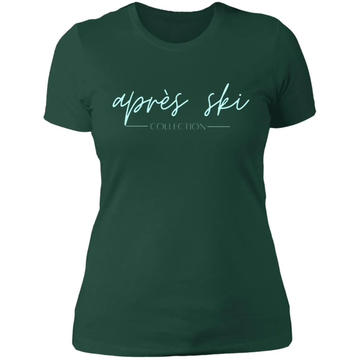 "Apres Ski- AQUA" Ladies' Boyfriend T-Shirt