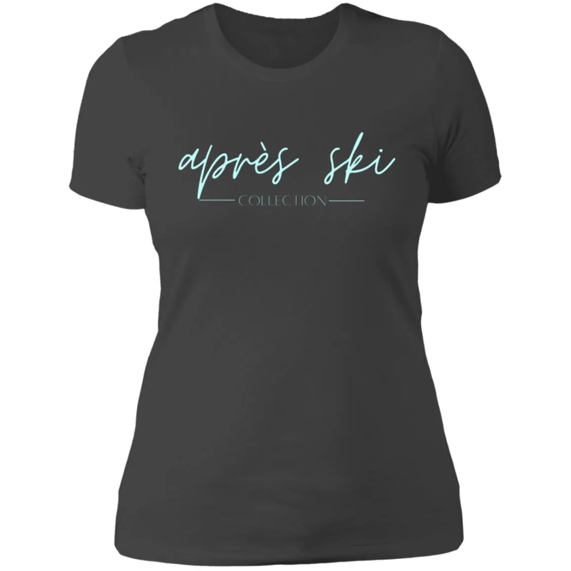 "Apres Ski- AQUA" Ladies' Boyfriend T-Shirt