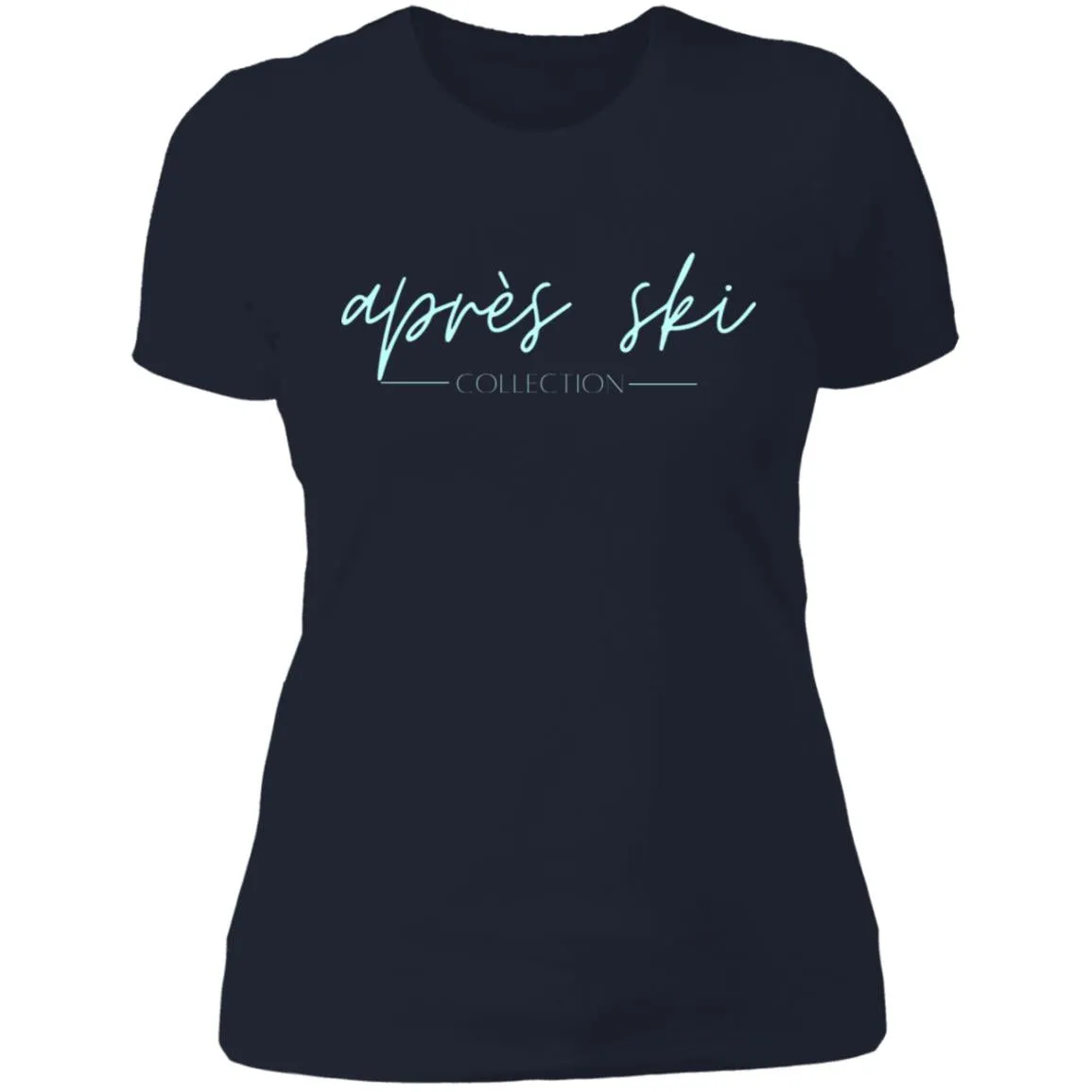 "Apres Ski- AQUA" Ladies' Boyfriend T-Shirt
