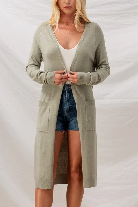 RACHEL MAXI CARDIGAN
