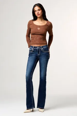 Raleigh Stitched Bootcut Jeans