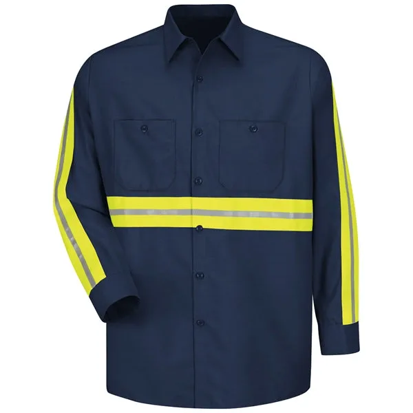 Red Kap® Enhanced Visibility Industrial Work Shirt