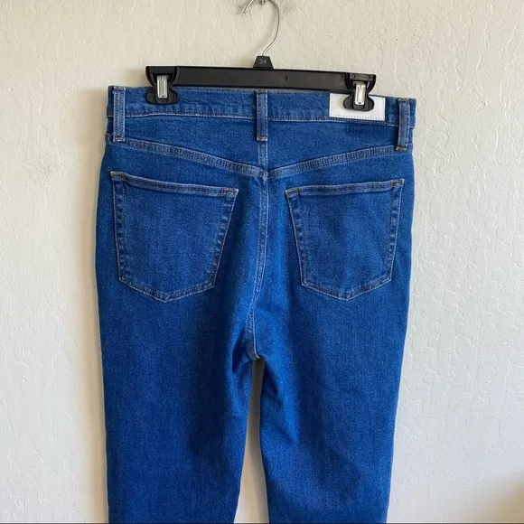 RE/DONE 90s ultra high rise skinny jeans 70s blue