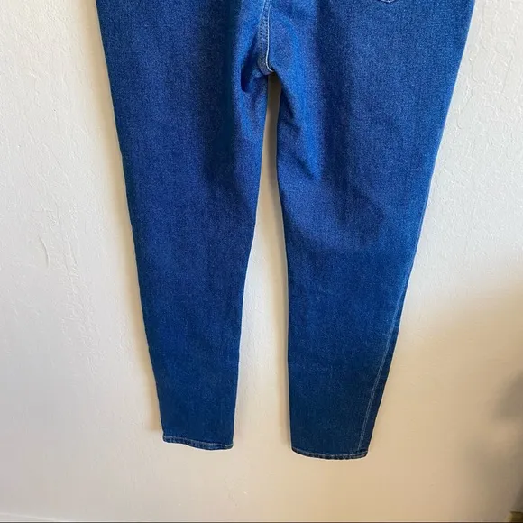 RE/DONE 90s ultra high rise skinny jeans 70s blue