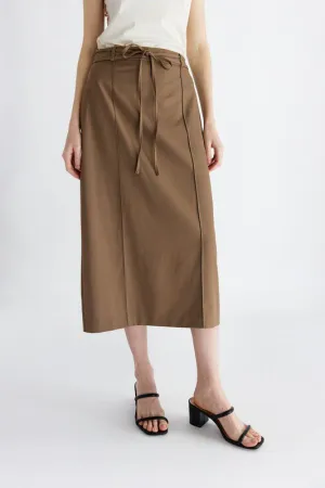 Reinne Mocha Midi Skirt