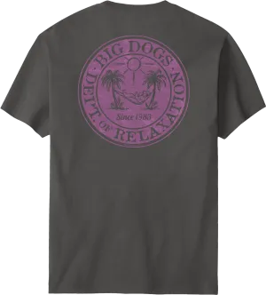 Relaxation Badge Pink T-shirt