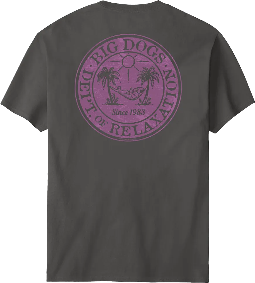 Relaxation Badge Pink T-shirt