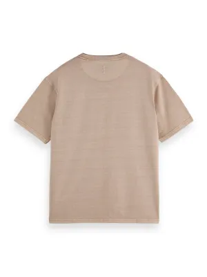 Relaxed Fit 3 Crosses T-Shirt - Mocha