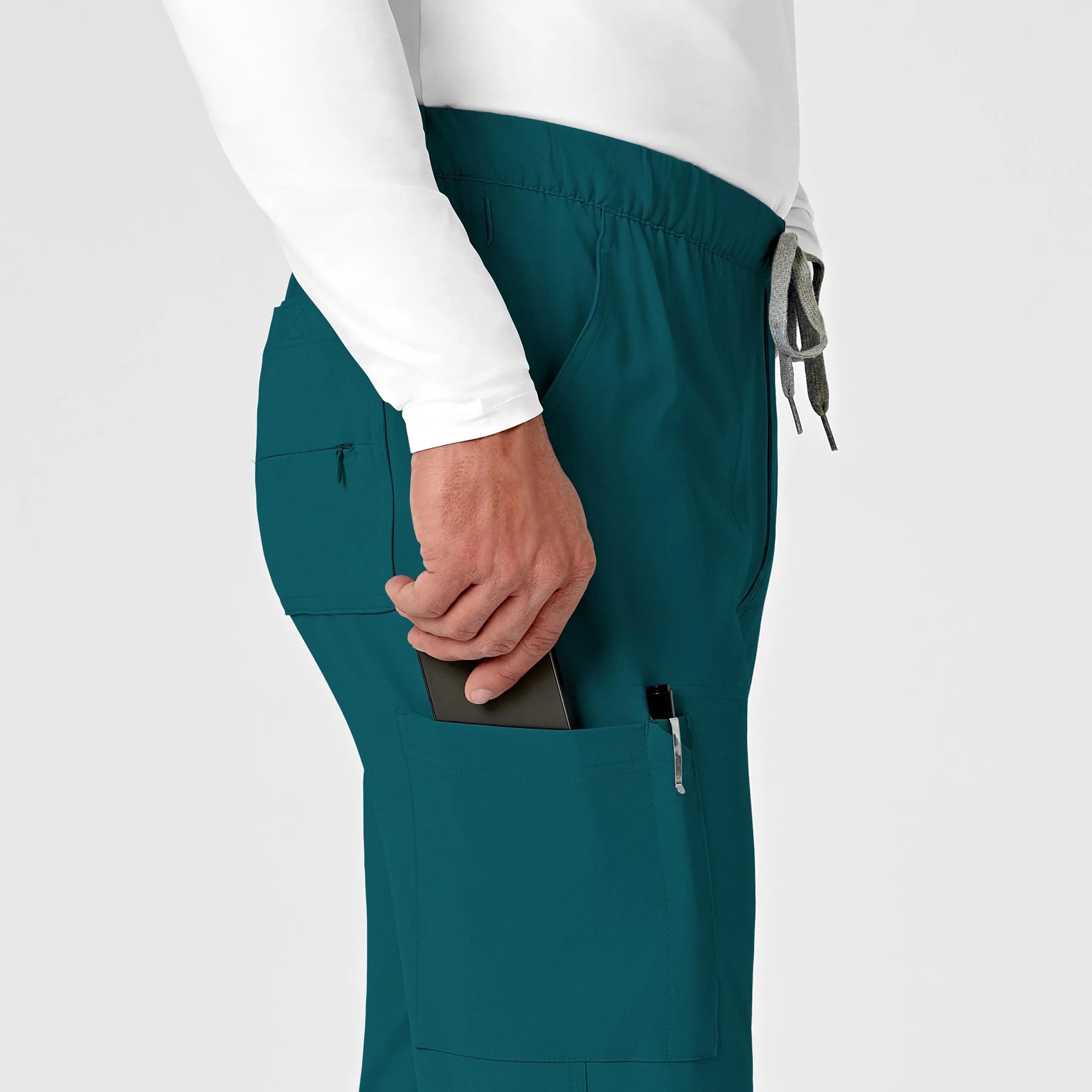 RENEW 5034 Men's Jogger Scrub Pants Caribbean Blue