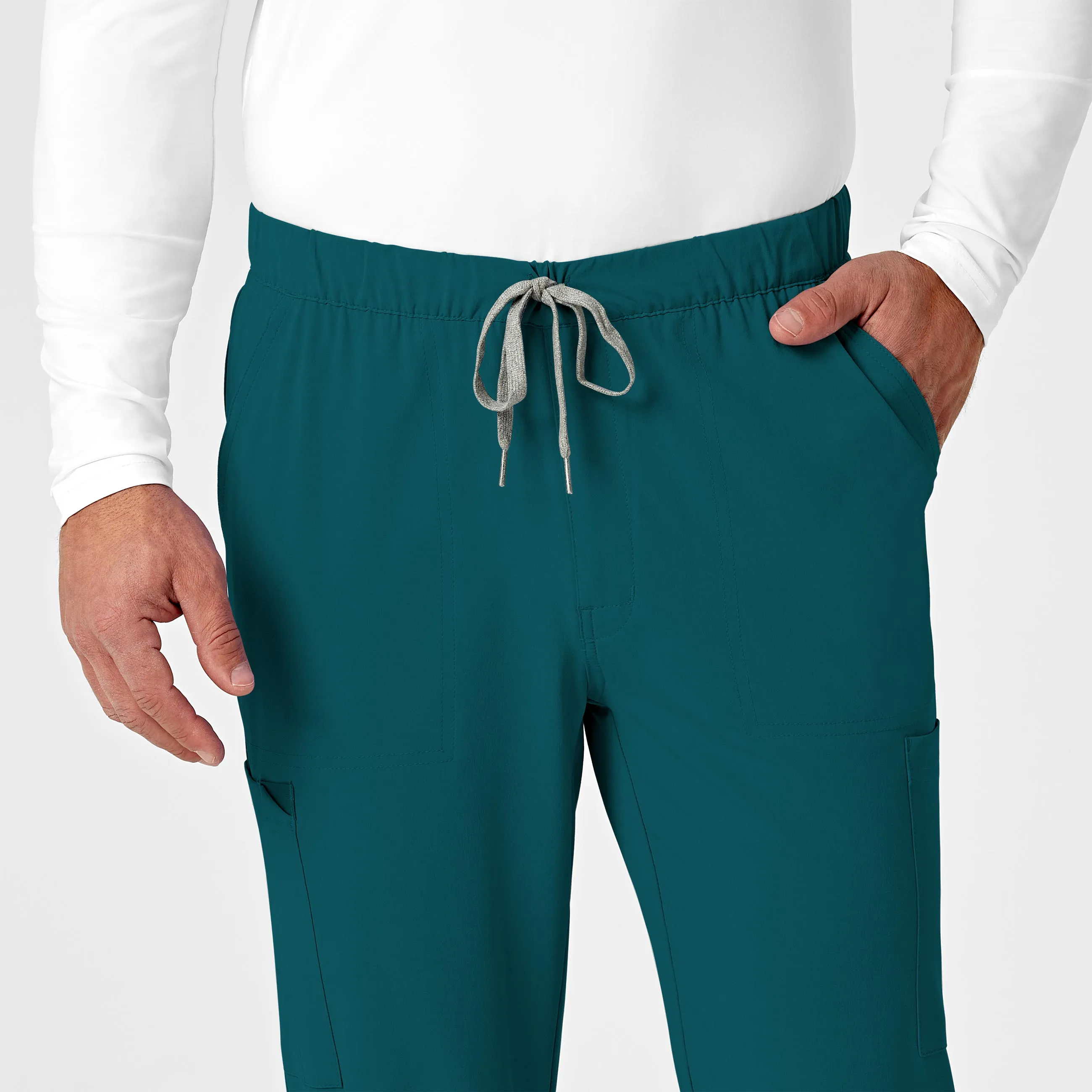 RENEW 5034 Men's Jogger Scrub Pants Caribbean Blue