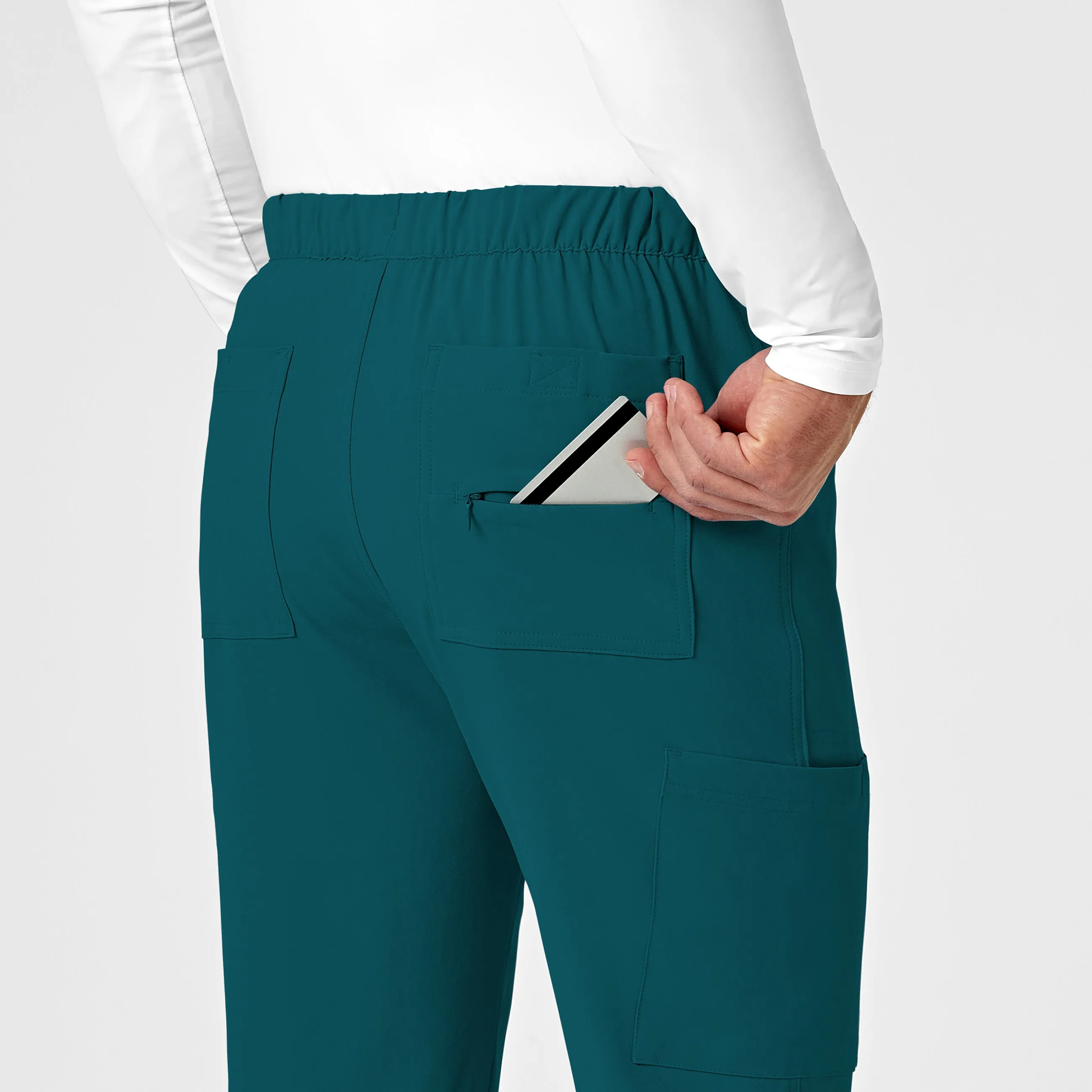 RENEW 5034 Men's Jogger Scrub Pants Caribbean Blue
