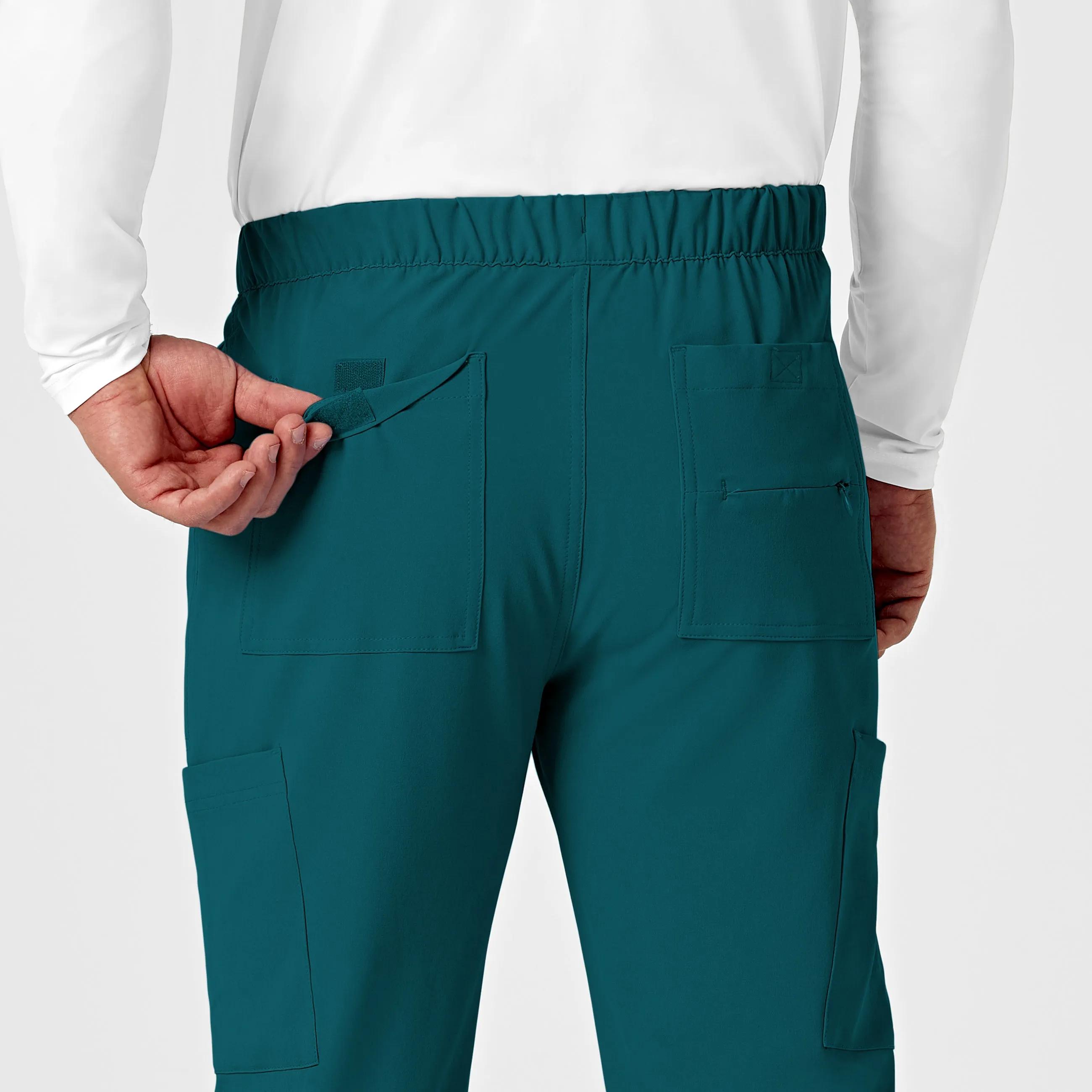 RENEW 5034 Men's Jogger Scrub Pants Caribbean Blue