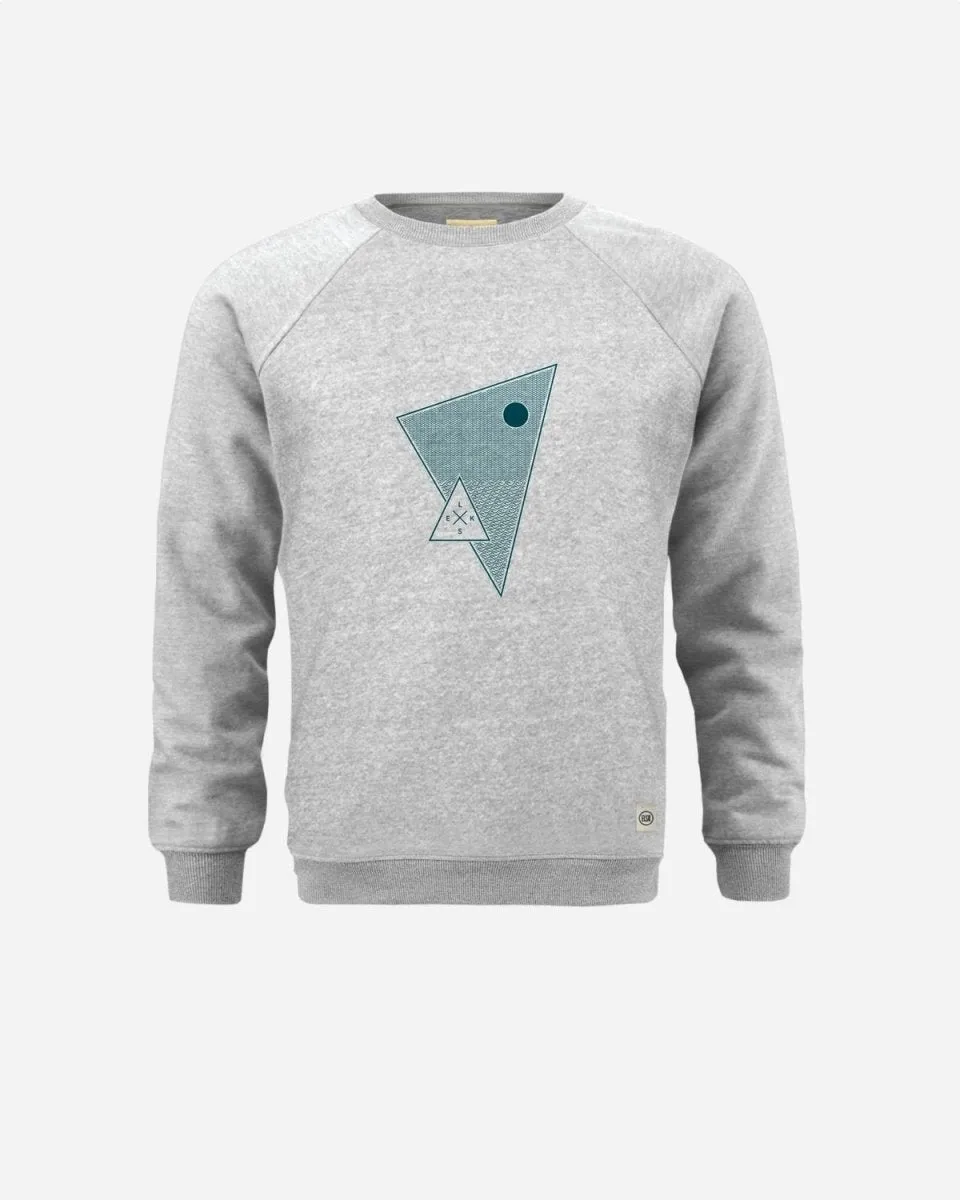 Rim Crewneck - Men - Light Grey