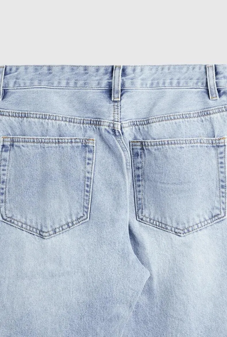 Ripped Slim Fit Denim Jean