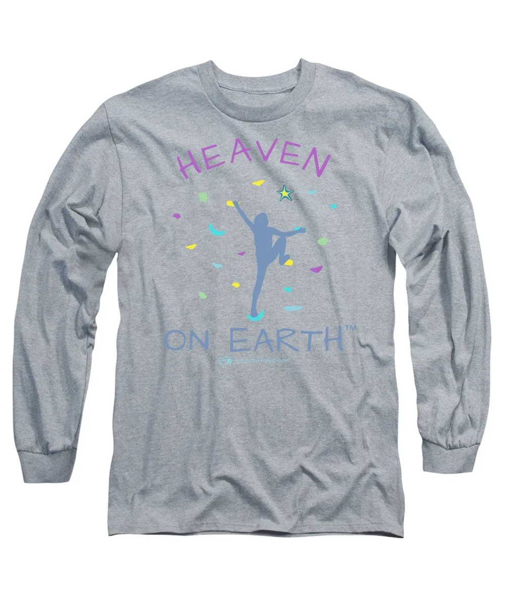 Rock Climbing Heaven On Earth - Long Sleeve T-Shirt