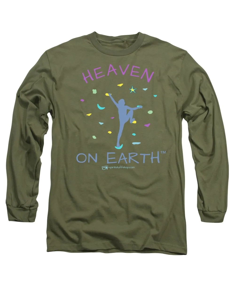 Rock Climbing Heaven On Earth - Long Sleeve T-Shirt
