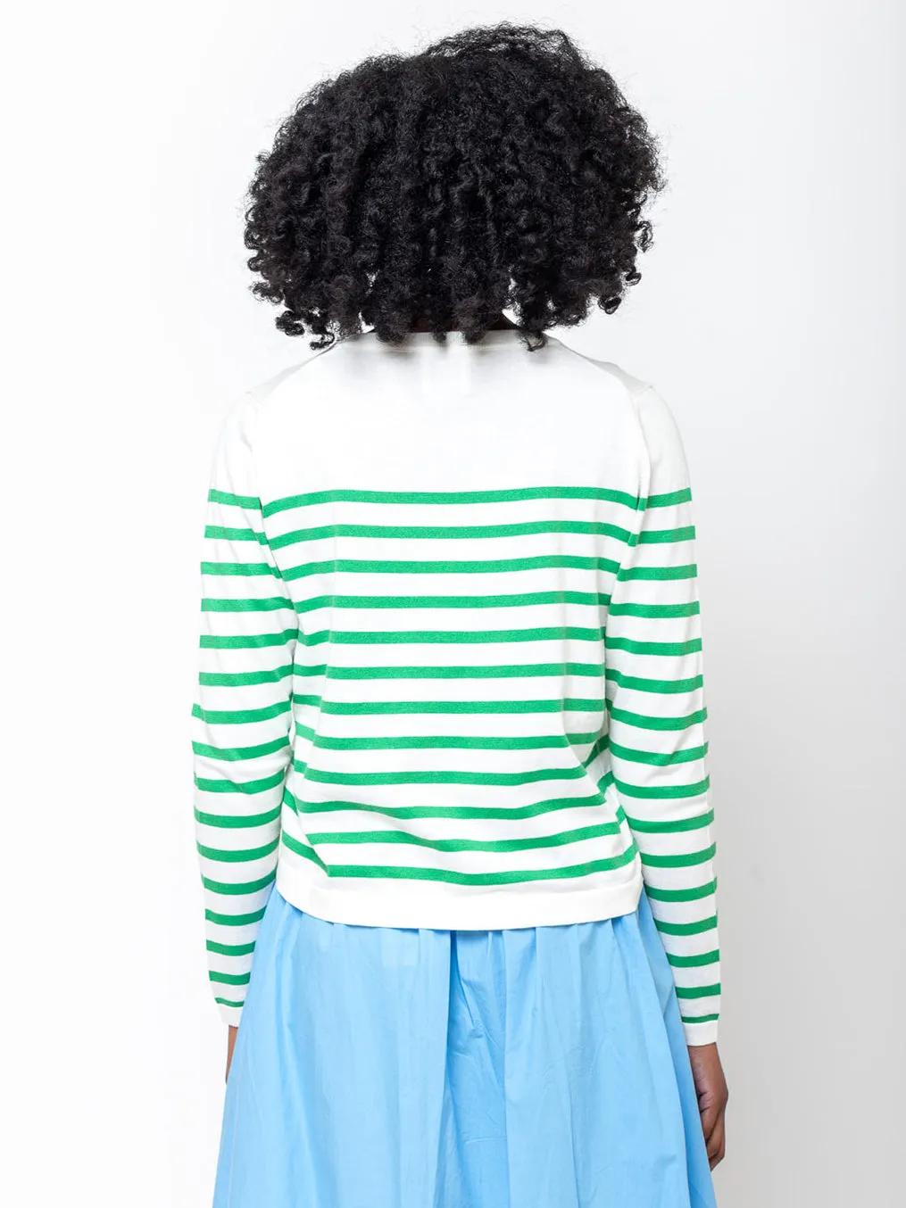 Round Neck Stripe Sweater