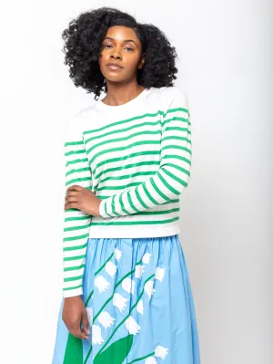 Round Neck Stripe Sweater