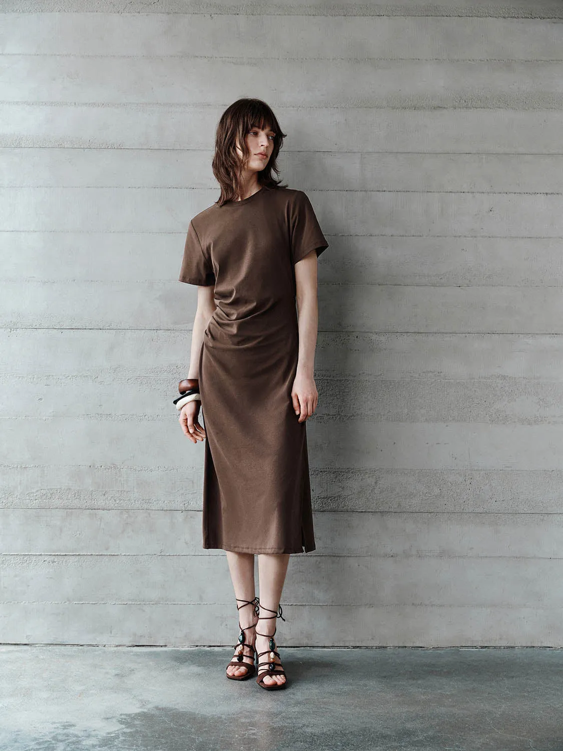 Ruched A-Line Dresses