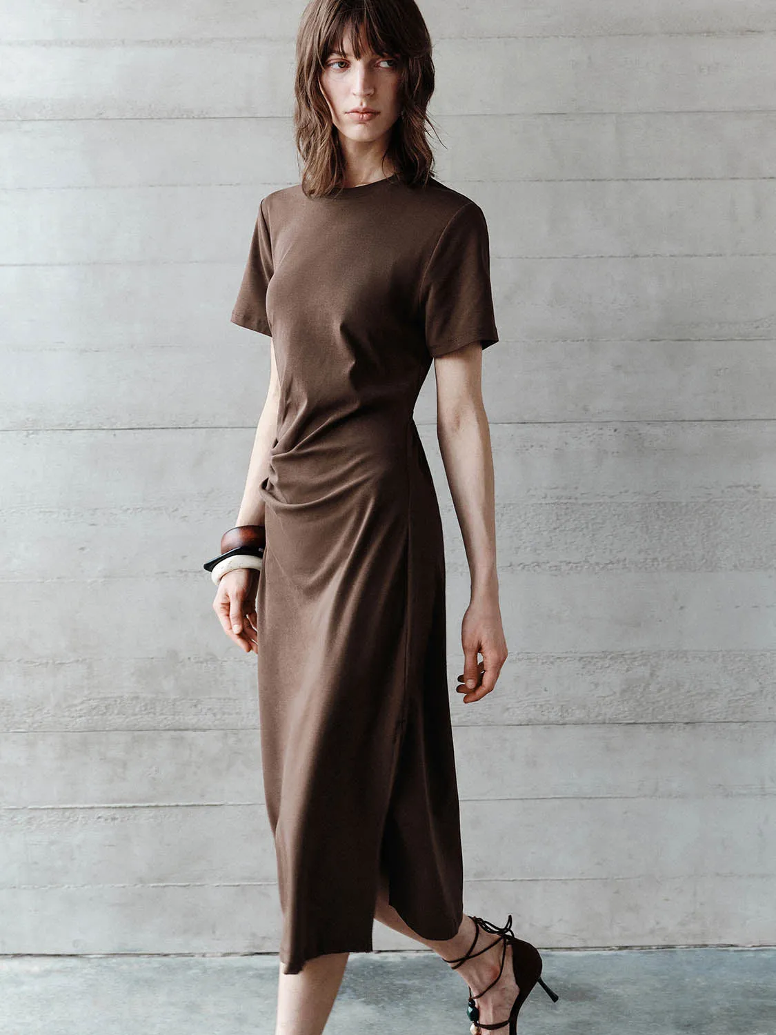 Ruched A-Line Dresses