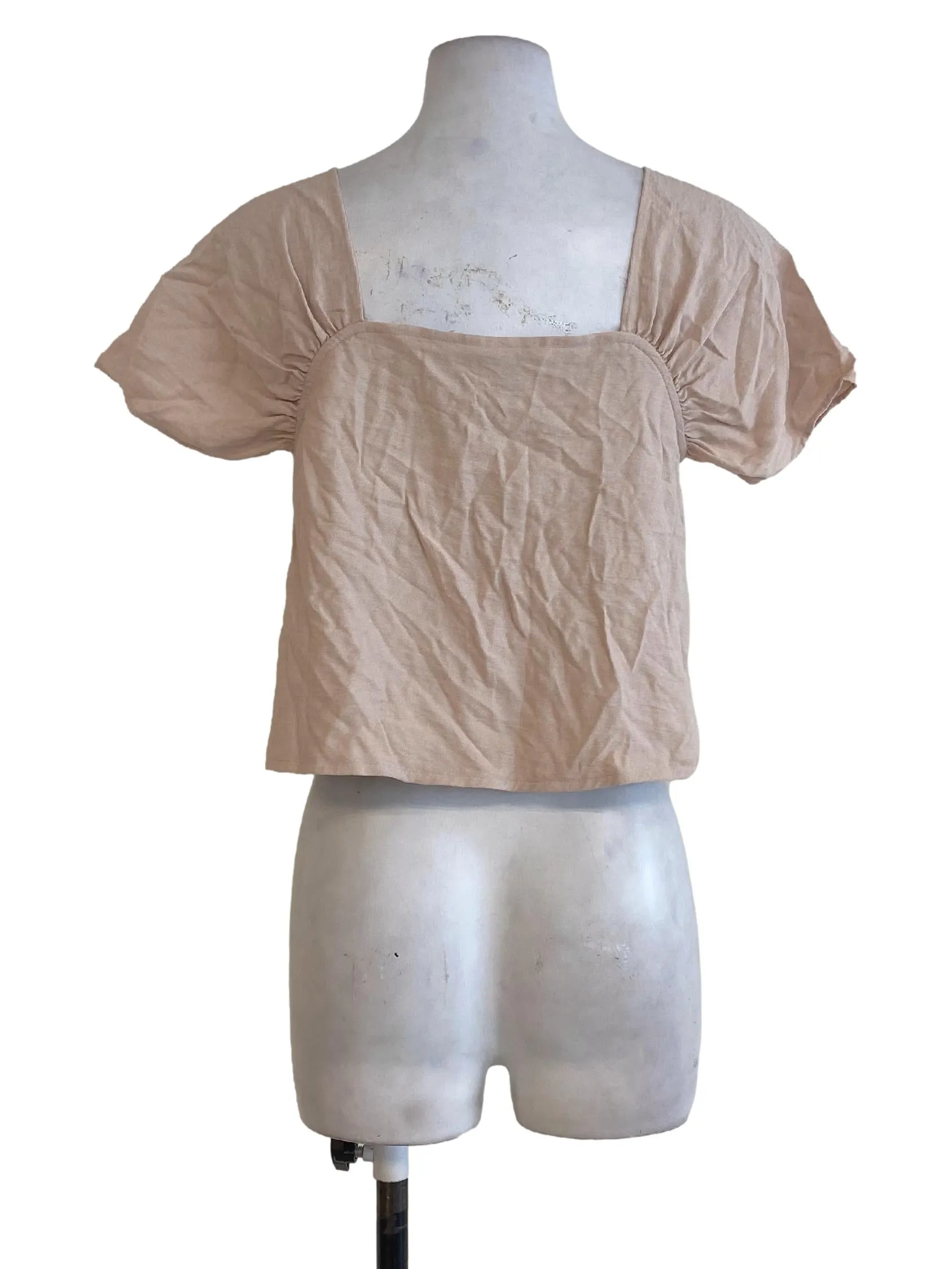 Salmon Button Down Top TTR