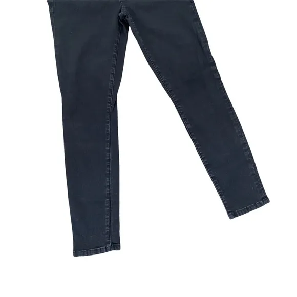 Sam Edelman “The Kitten” Skinny Ankle Mid Rise Black Jeans 28
