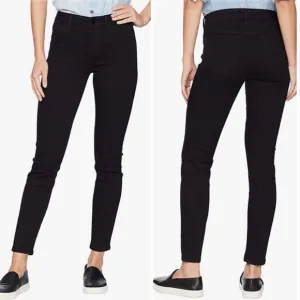 Sam Edelman “The Kitten” Skinny Ankle Mid Rise Black Jeans 28