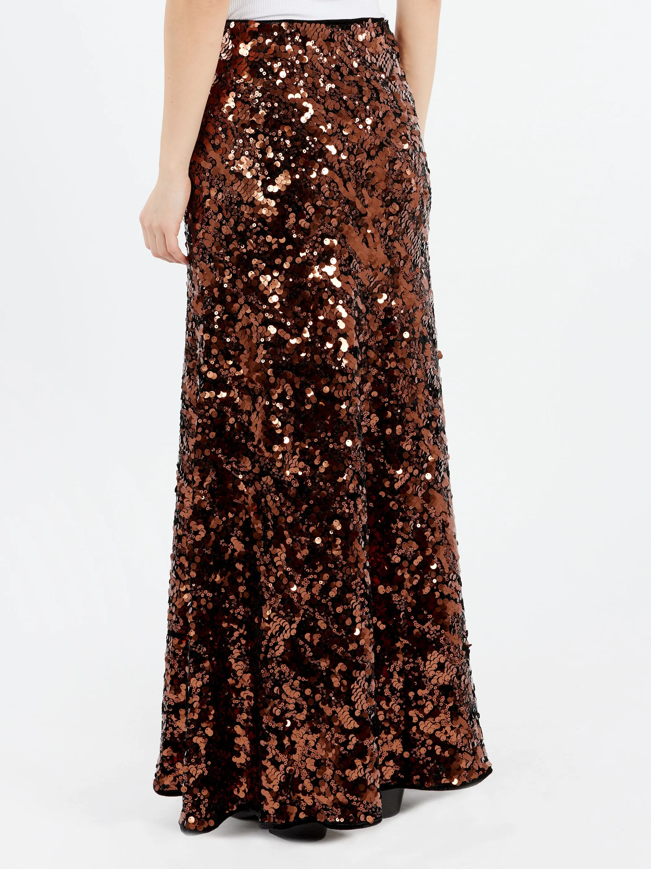 Sequins Maxi Skirt