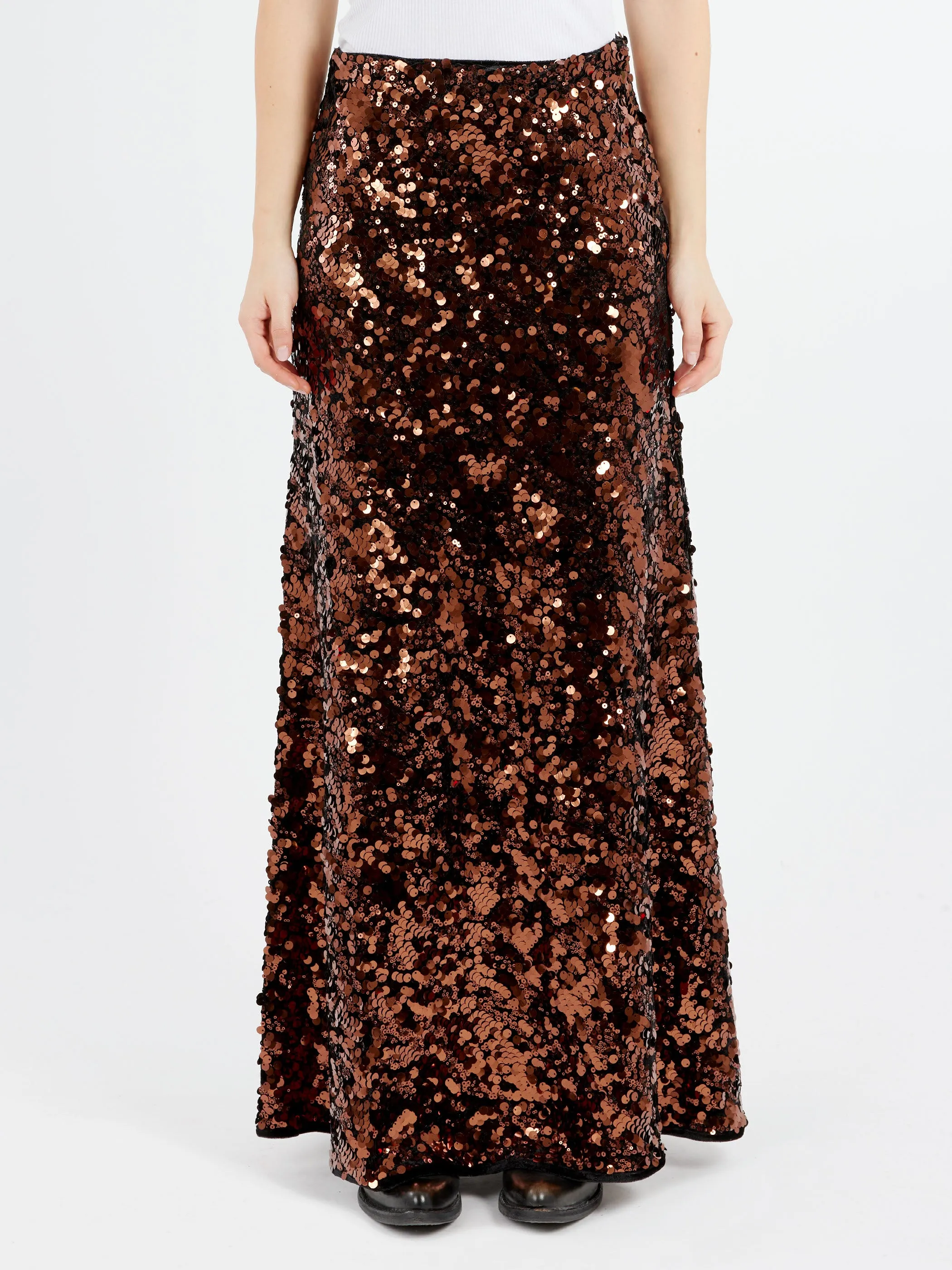 Sequins Maxi Skirt