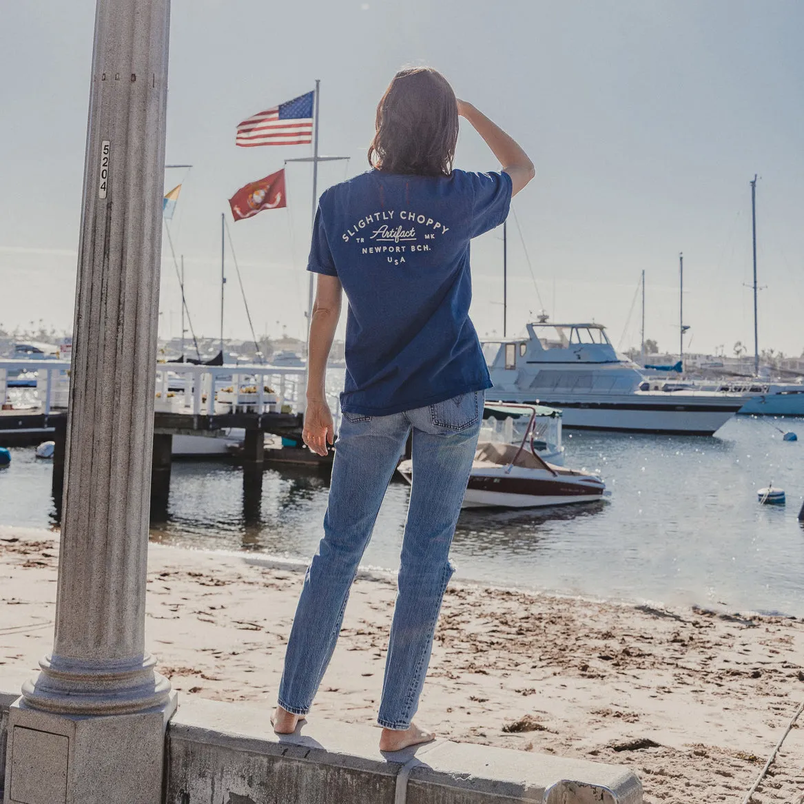 Shop Logo T-Shirt - Blue
