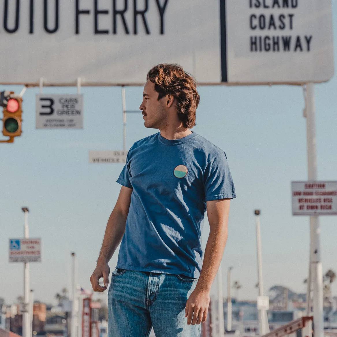 Shop Logo T-Shirt - Blue